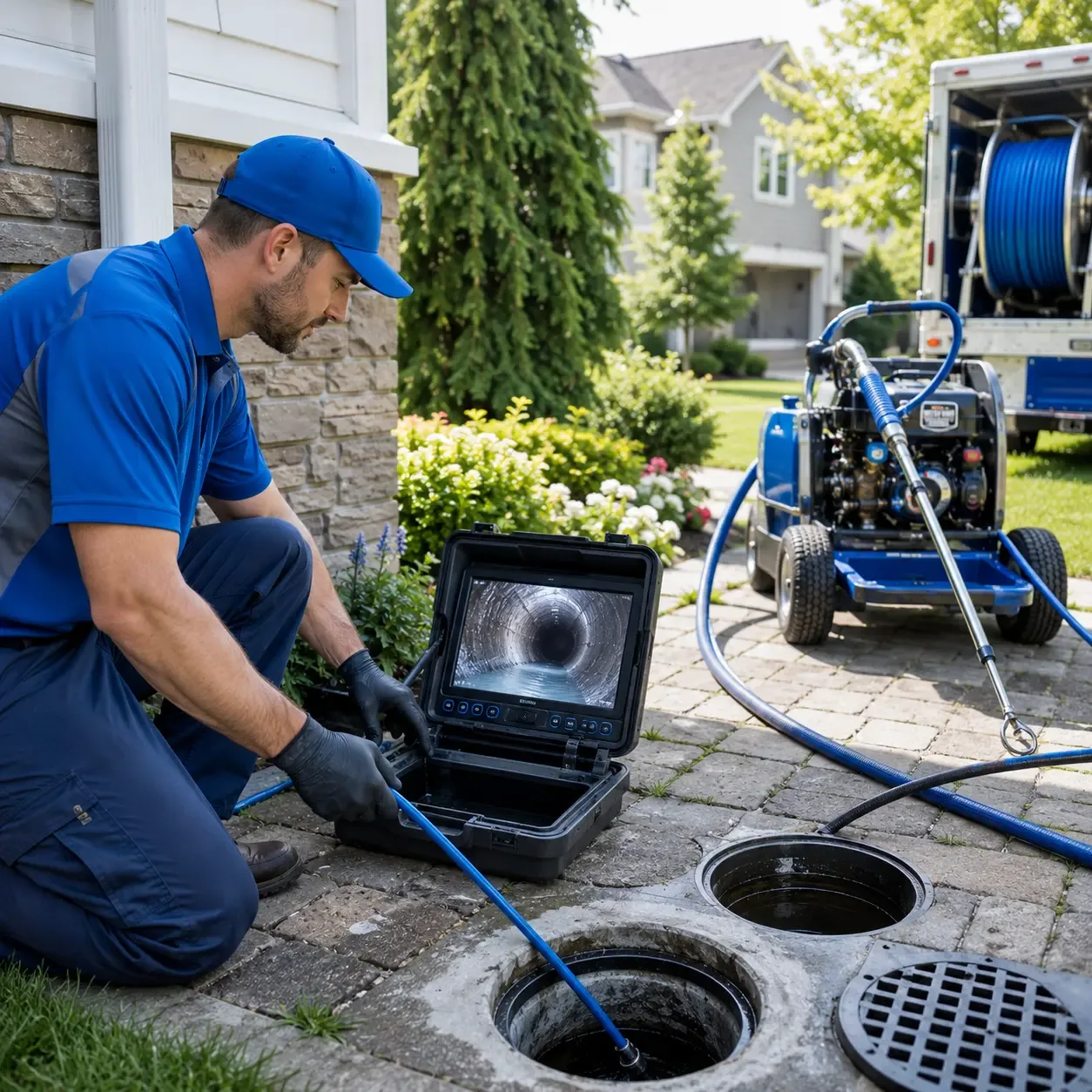 Outdoor drain cleaning professionals serving Francesville, IN